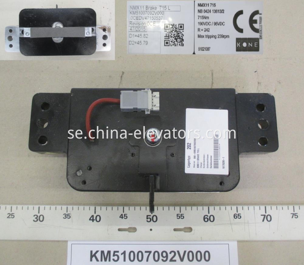 Brake Assembly for KONE NMX11 Gearless Machine